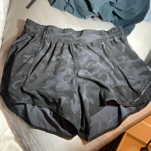 Lululemon black camo shorts